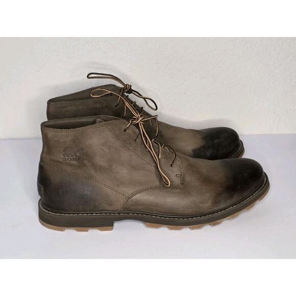 Sorel Men\'s Madson Chukka Waterproof Boots Dark Brown | Size 14 EUC main image 7